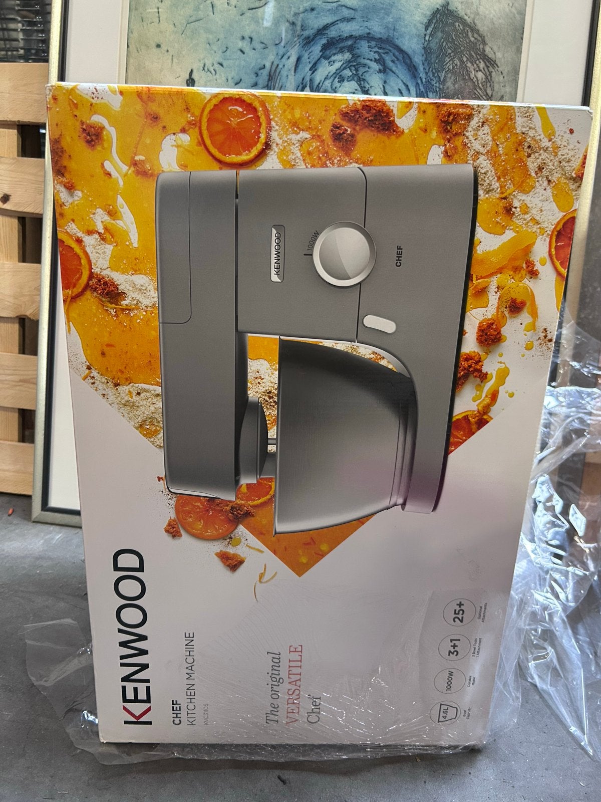 Kenwood Chef Keukenmachine - 1000W, 4.6L, Nieuw in doos, 4 liter of meer, Ophalen of Verzenden, Nieuw, 3 snelheden of meer
