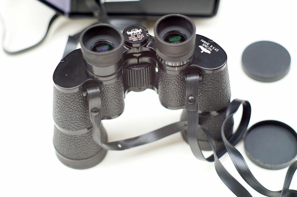 Bynolyt Hawk Special 8x42 verrekijker black (porro), Ophalen of Verzenden, 8 tot 12x, Overige typen