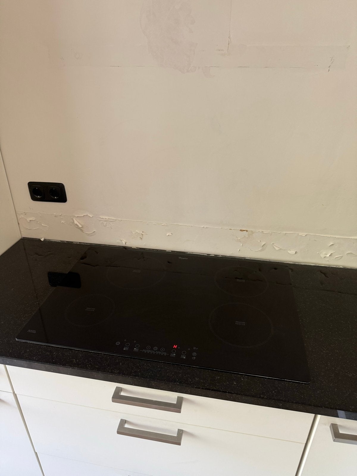 Whirlpool Inductiekookplaat - 4 kookzones, Ophalen, Gebruikt, 4 kookzones, Inbouw