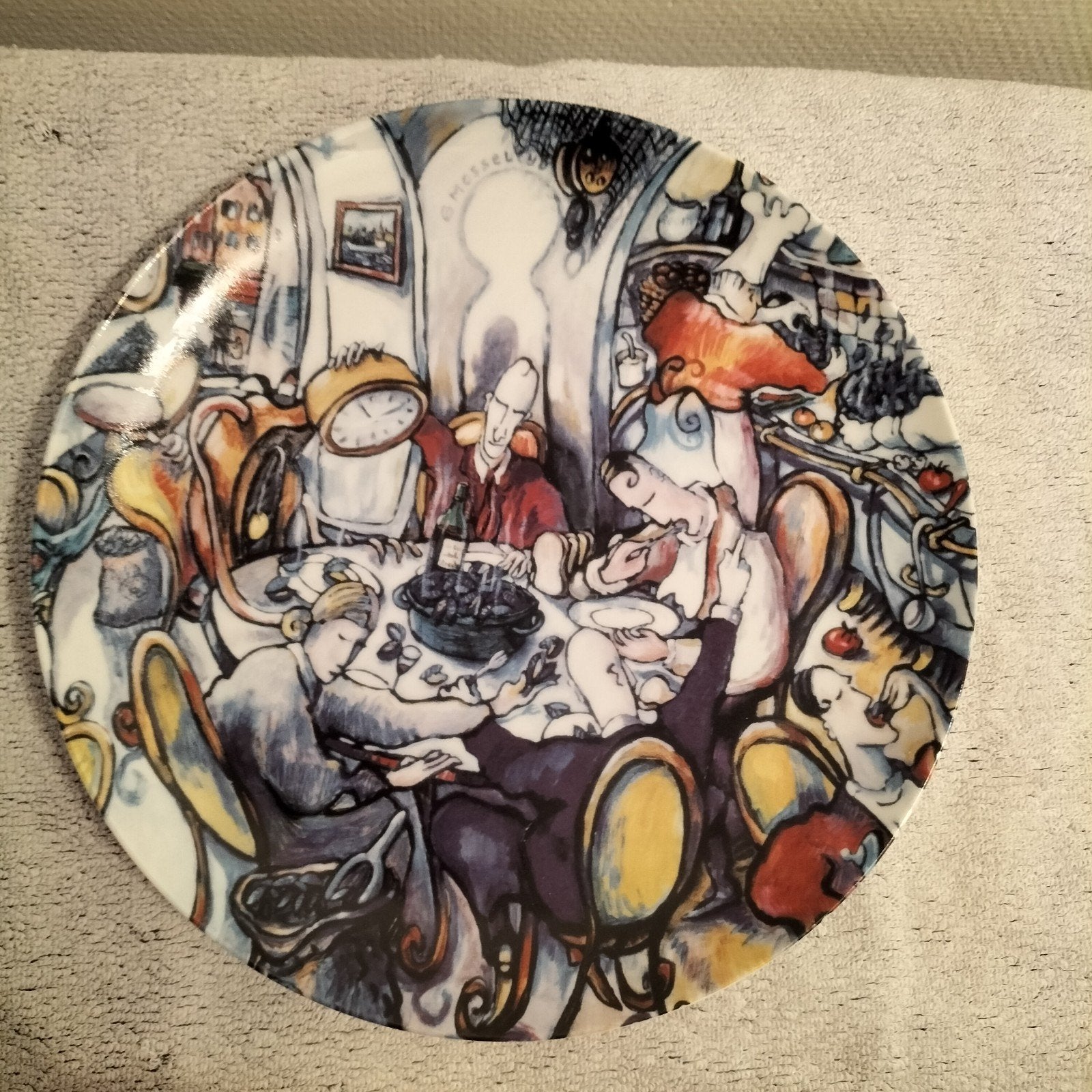 Rob van Trier - Mosseltijd Limited Edition Bord, Ophalen of Verzenden