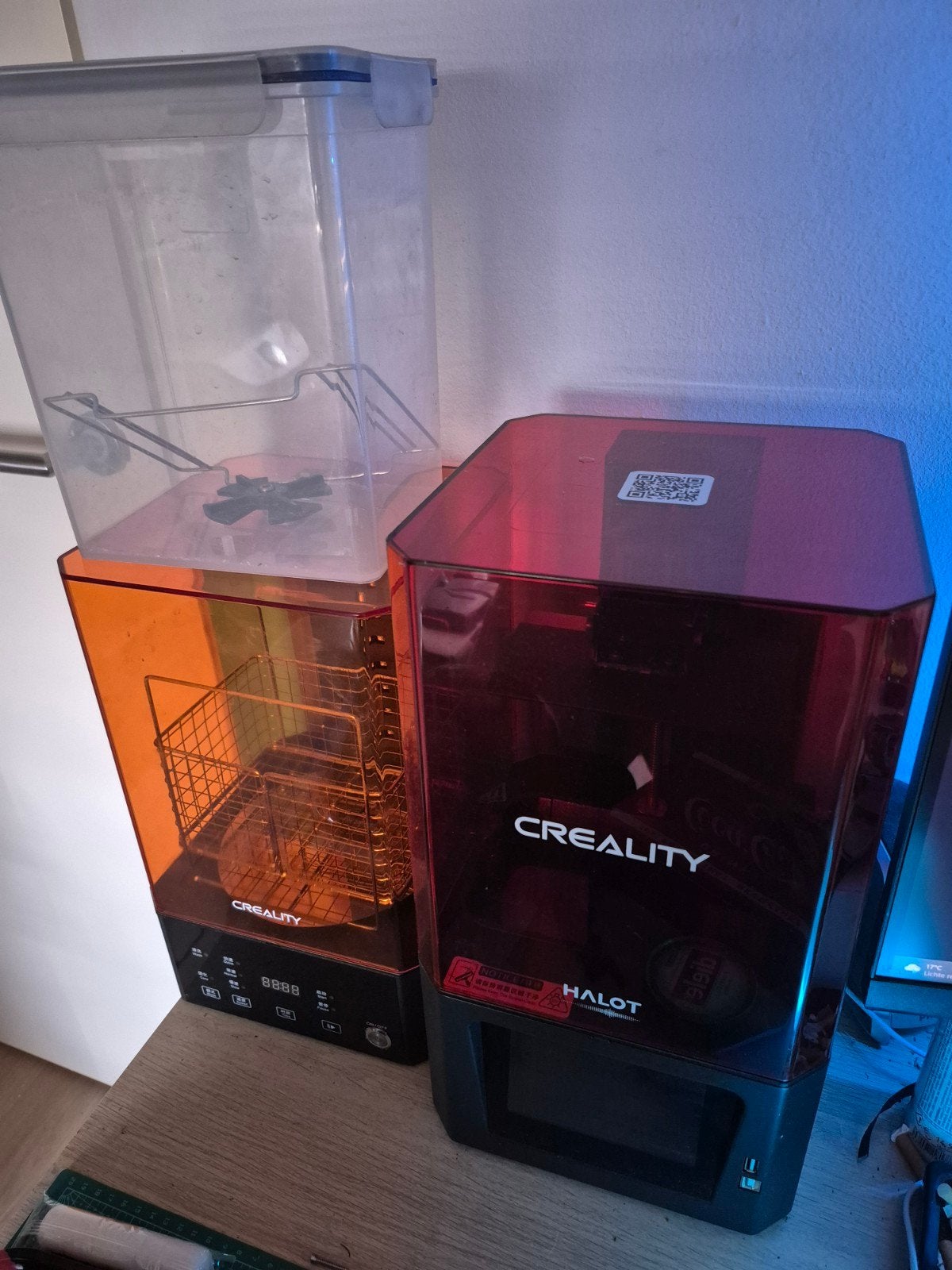 Creality Halot One Resin Printer  en Cure+ Washingstation, Computers en Software, 3D Printers, Ingebouwde Wi-Fi, Ophalen of Verzenden