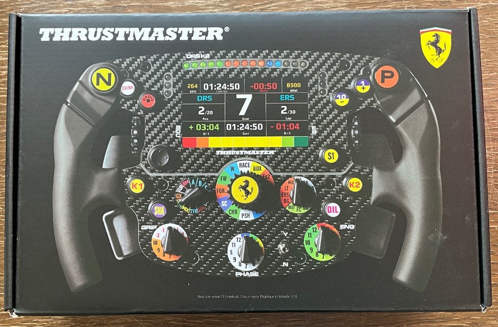 Thrustmaster formula wheel Ferrari SF 1000, Ophalen of Verzenden, Zo goed als nieuw, Stuur of Pedalen, PlayStation 4