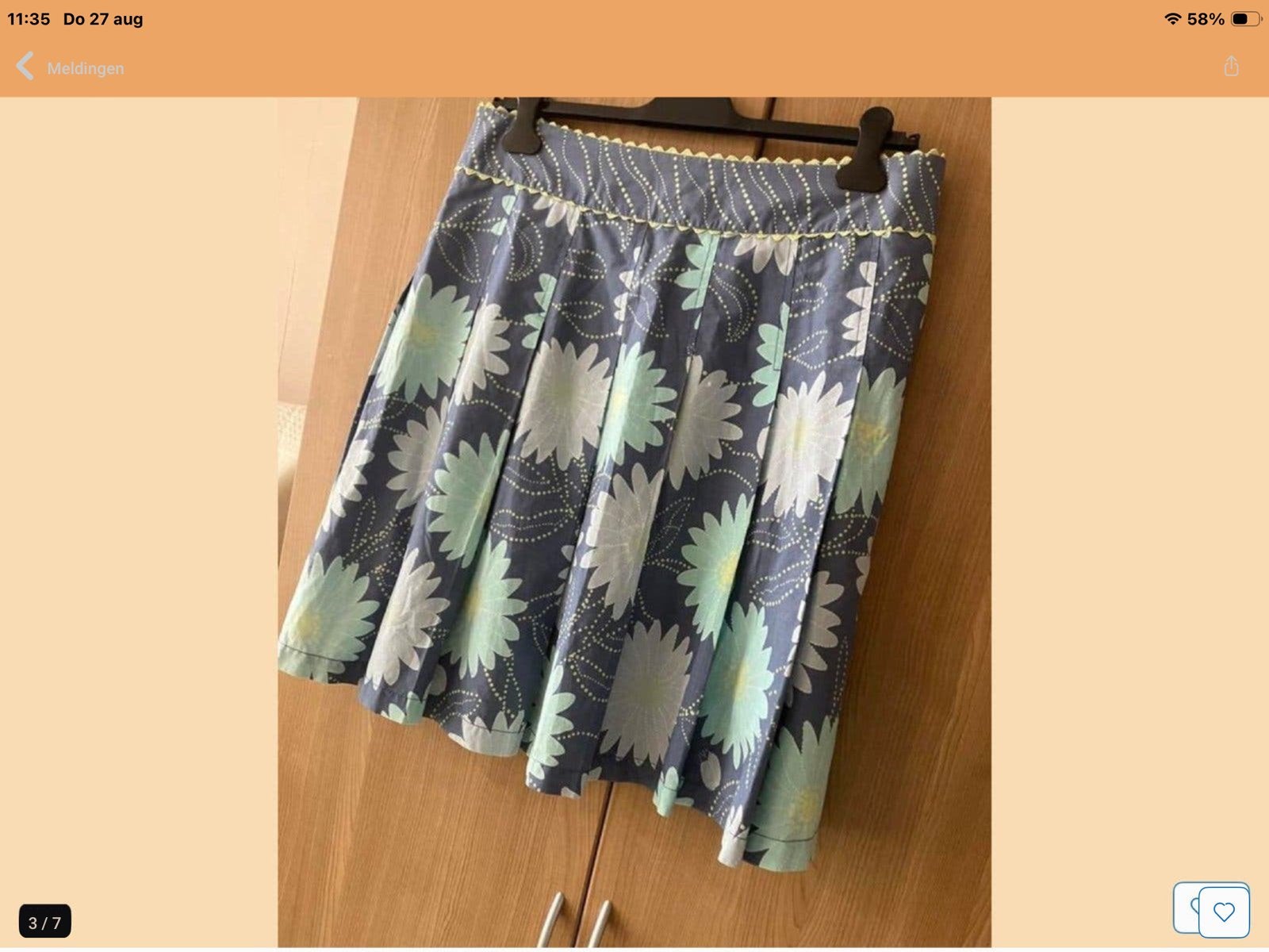 Liz Claiborne rok, maat 40., Verzenden, Zo goed als nieuw, Maat 38/40 (M), Blauw