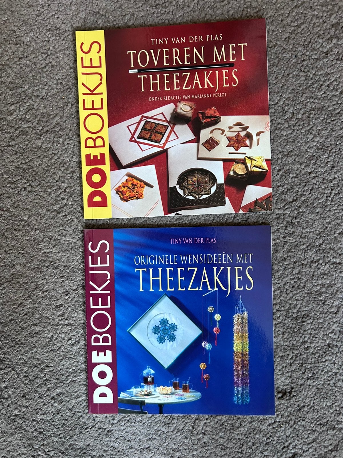 T. van der Plas Toveren met theezakjes knutselen, Ophalen of Verzenden, Zo goed als nieuw, T. van der Plas
