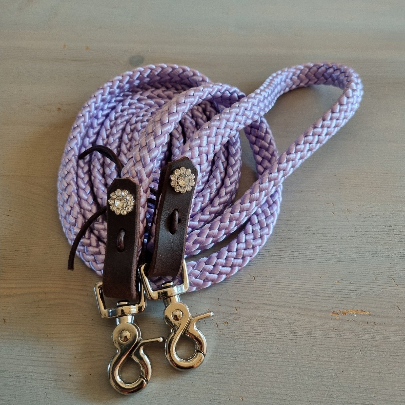 touwteugels lila 2,5 meter/cob western clips en concho's, Dieren en Toebehoren, Paars, Nieuw, Ophalen of Verzenden, Cob
