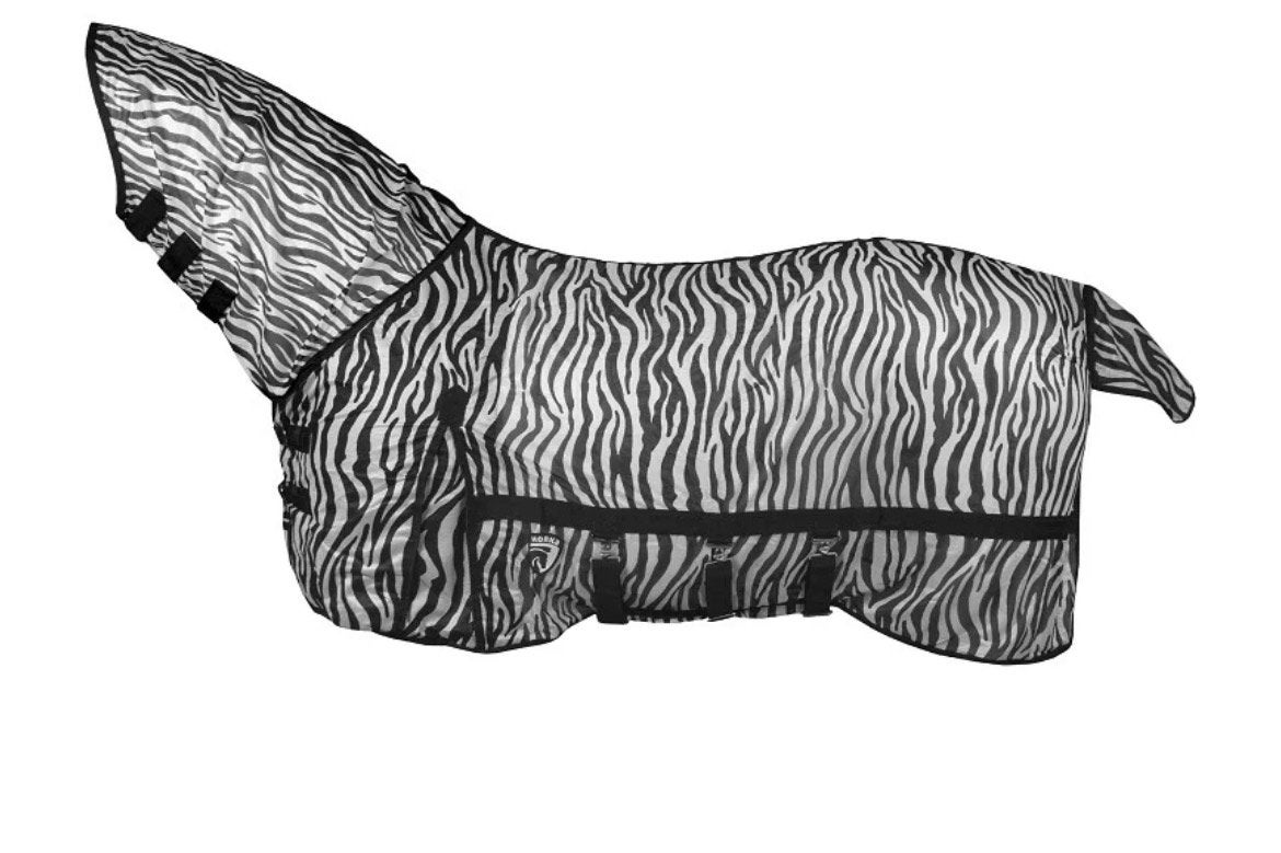 Nieuwe vliegendeken zebra van Horka maat 185 cm., Dieren en Toebehoren, Ophalen of Verzenden, Nieuw