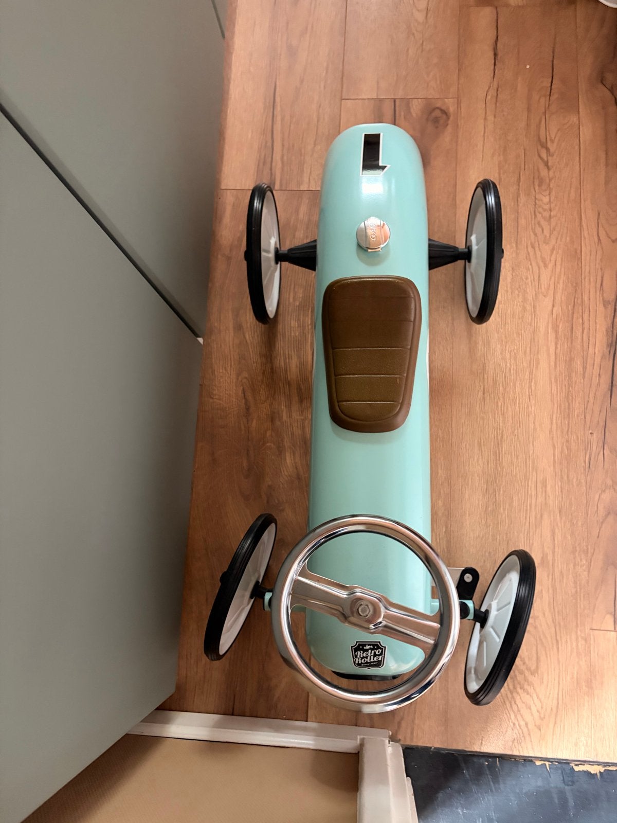 Retro Roller loopauto mintkleur, Ophalen, Zo goed als nieuw