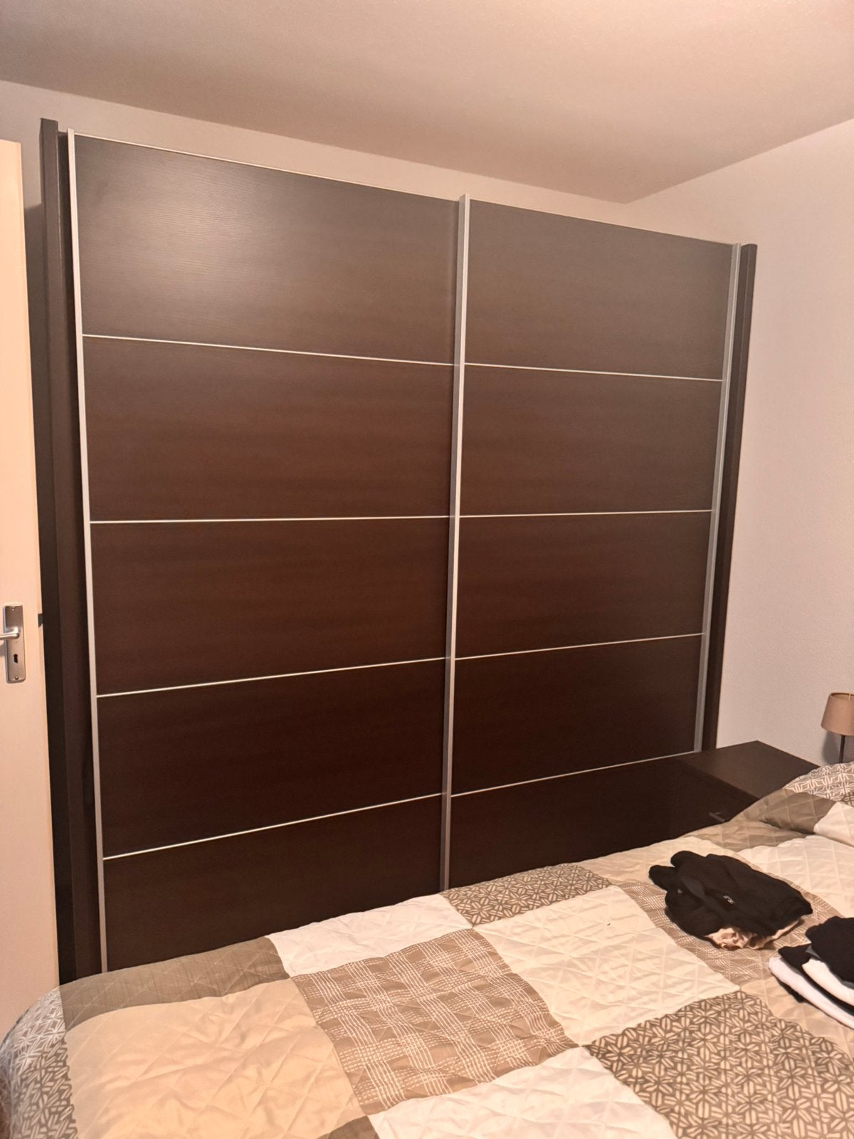 Slaapkamer kledingkast, Ophalen, Gebruikt, 200 cm of meer, Met plank(en)
