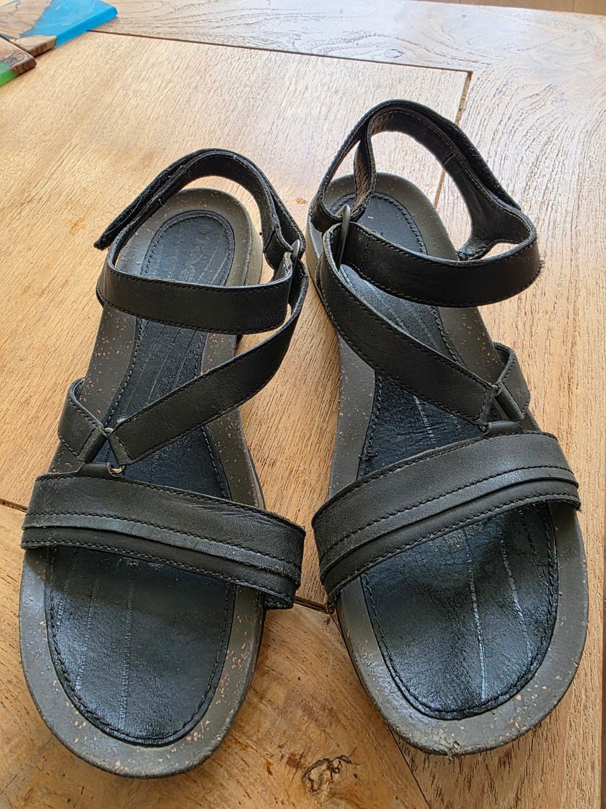 Teva sandalen zwart maat 41, gedragen maar nog prima, Zwart, Teva, Gedragen, Sandalen of Muiltjes