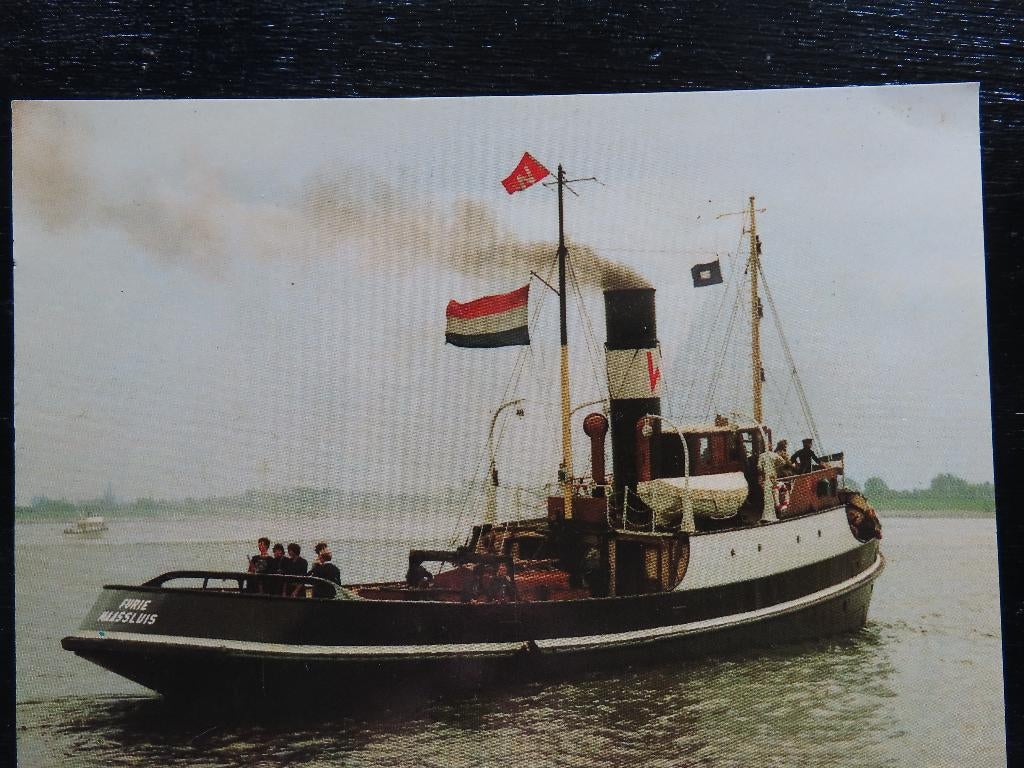 ansichtkaart sleepboot "Furie", Ophalen of Verzenden, Motorboot, Kaart, Foto of Prent