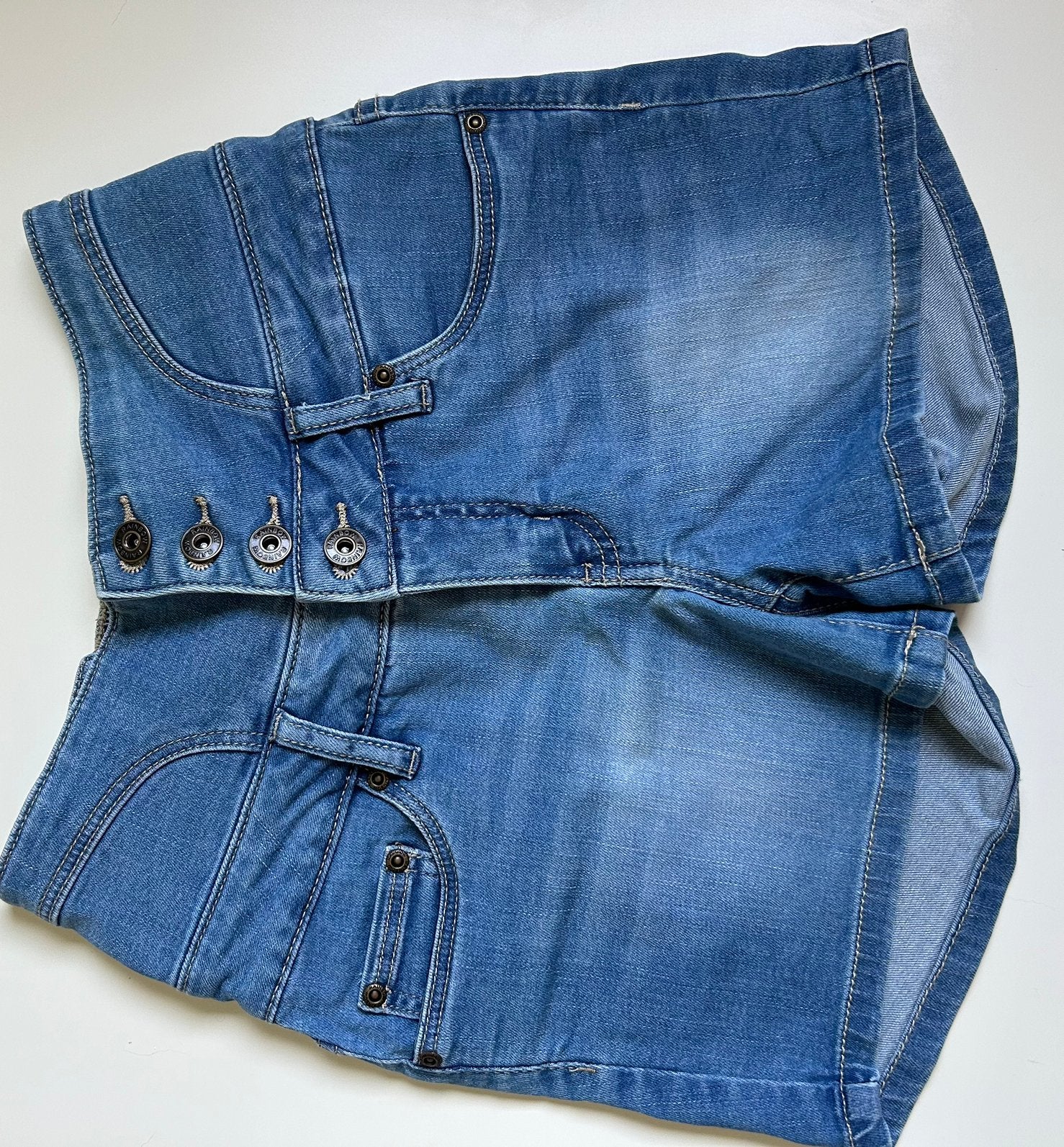 Bronprix denim shorts maat 36, Kort, Zo goed als nieuw, Maat 36 (S), Verzenden