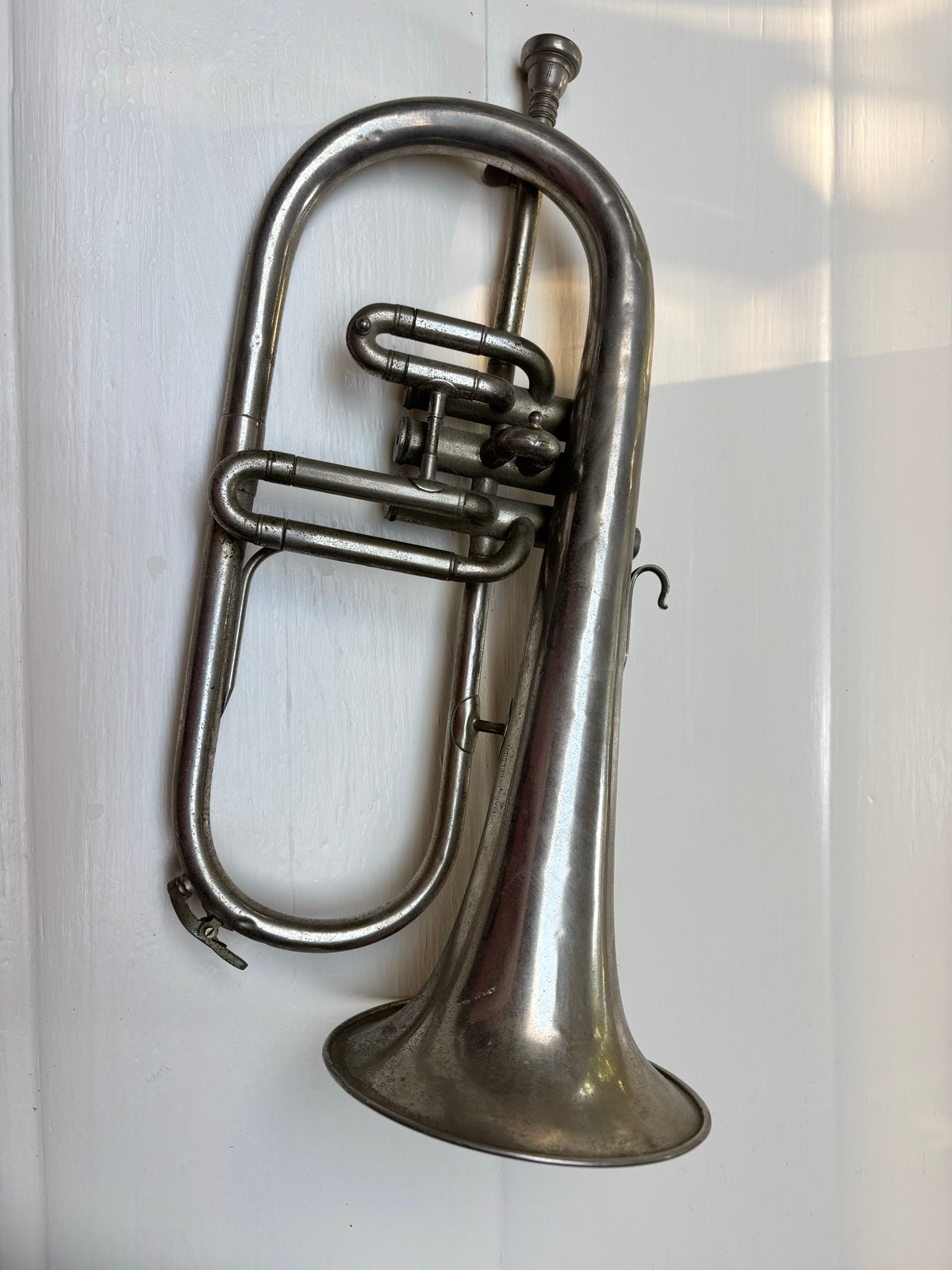 C.mahileon Bugel - Vintage blaasinstrument uit Brussel, Muziek en Instrumenten, Blaasinstrumenten | Trompetten, Ophalen, Gebruikt