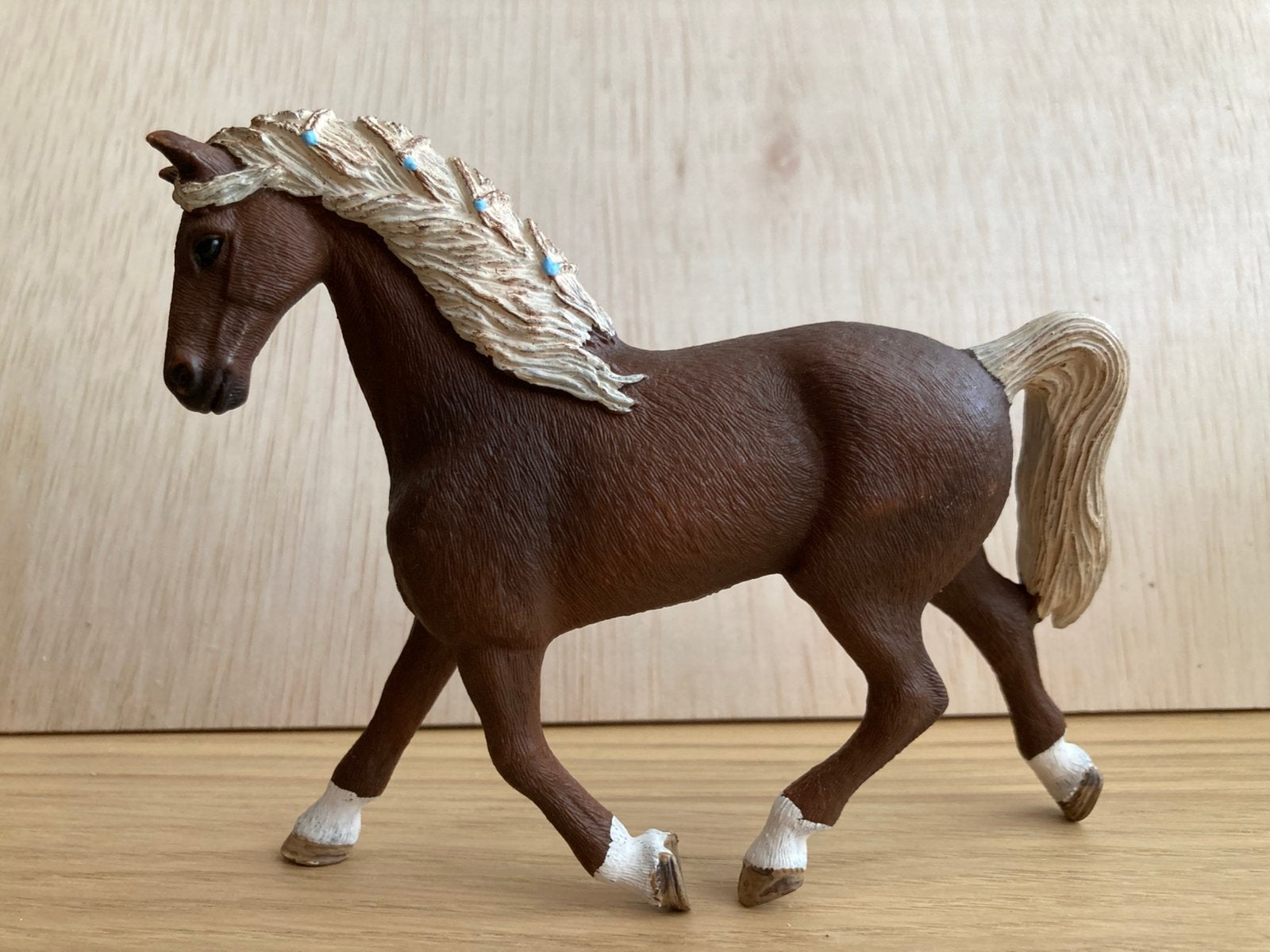 Schleich 2017 Luna Holsteiner Merrie 42438, Ophalen of Verzenden, Gebruikt, Paard, Beeldje of Figuurtje