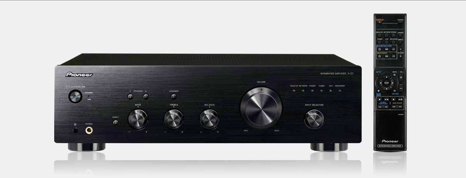 Pioneer A-20 geïntegreerde stereoversterker, Ophalen, Zo goed als nieuw, 60 tot 120 watt, Pioneer