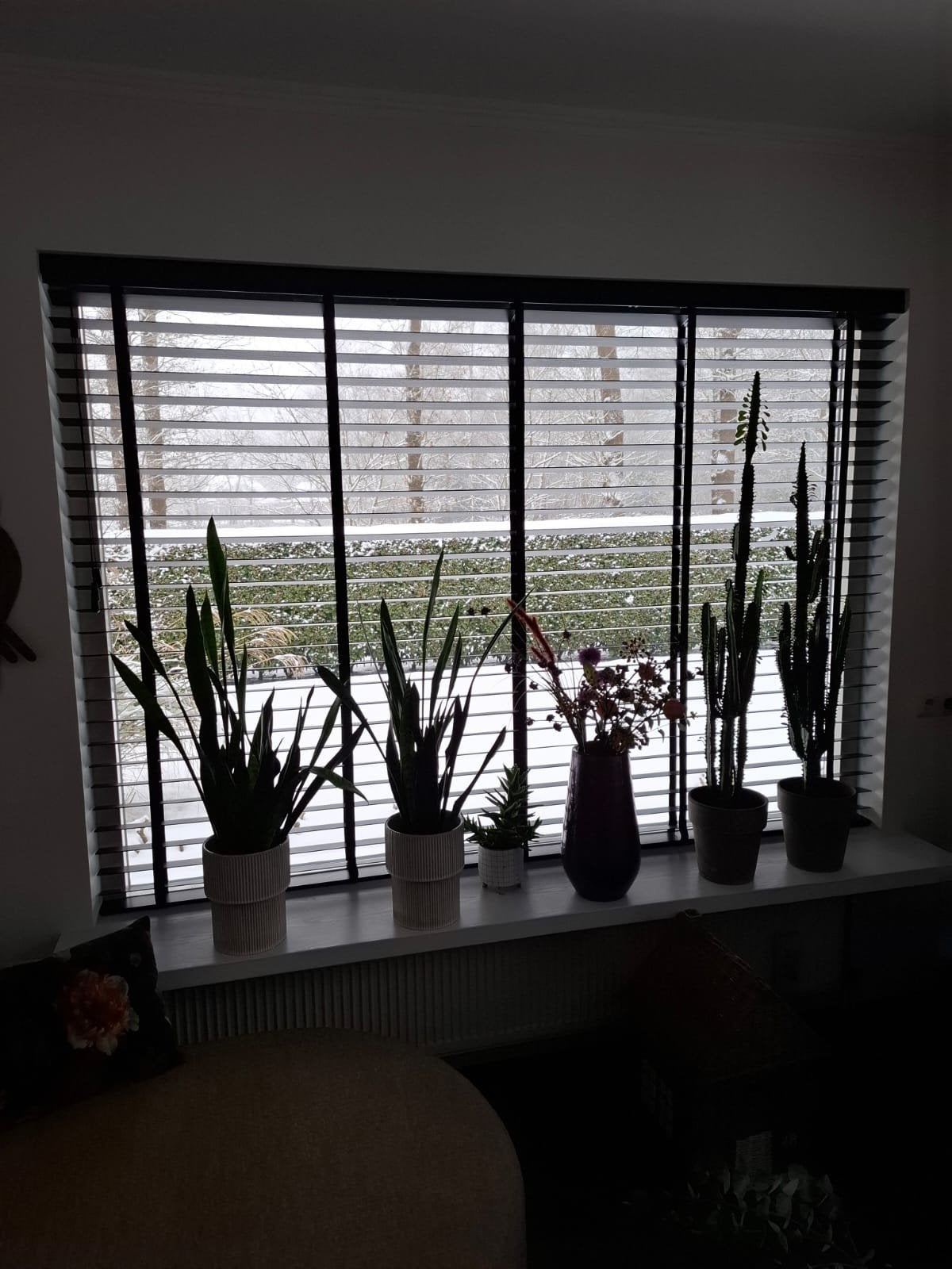 bamboe houten lamellen zwart, Ophalen, Overige merken, Zwart, Lamellen