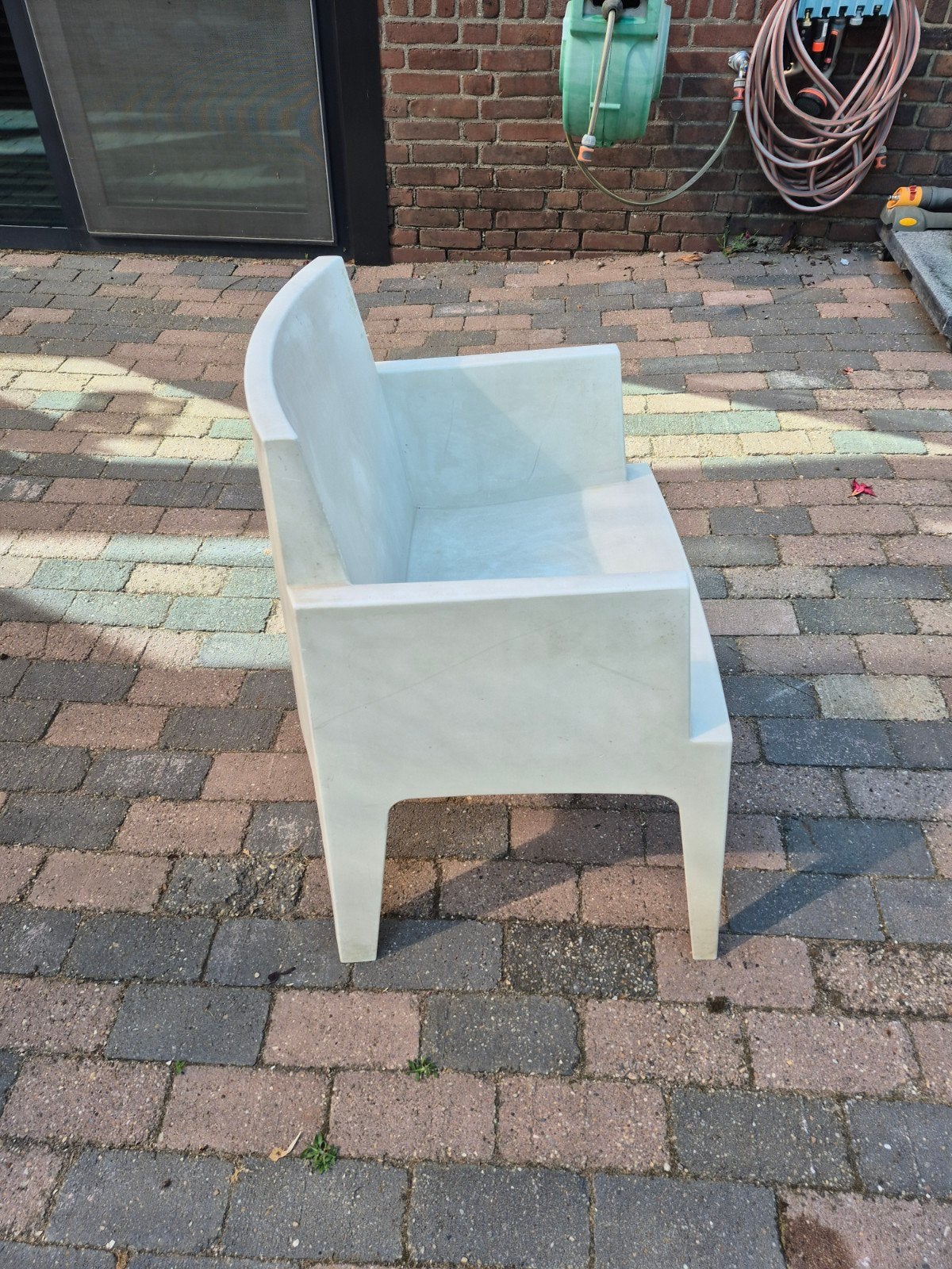 6x Diner tuinstoelen - Exclusief Tafel, Ophalen, Gebruikt, Kunststof, Stapelbaar