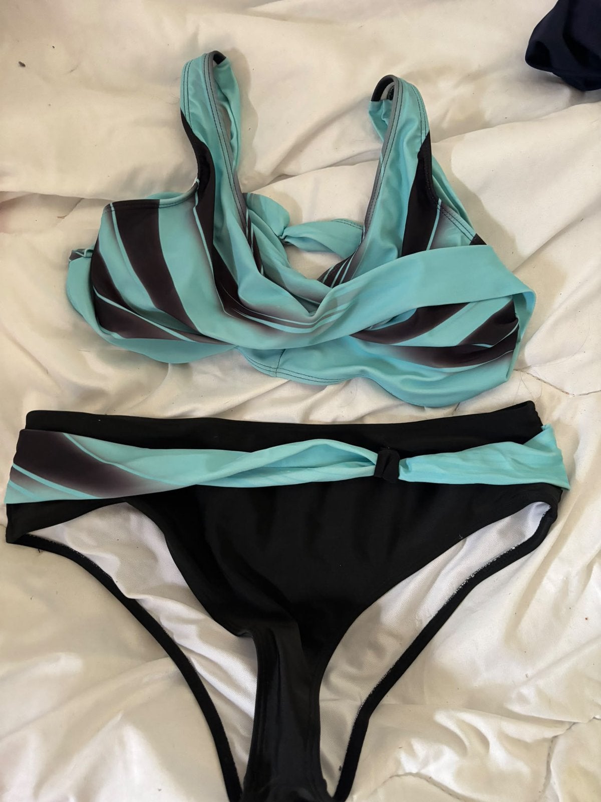 Danes bikini, Ophalen of Verzenden, Gedragen, Zwart, Bikini
