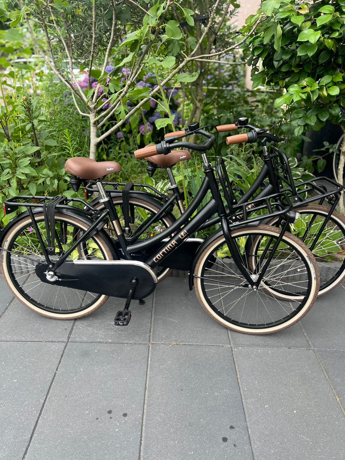 Twee Cortina u4 meisjesfiets 24 inch 3 versnelling, Ophalen, Terugtraprem, 24 inch, Versnellingen