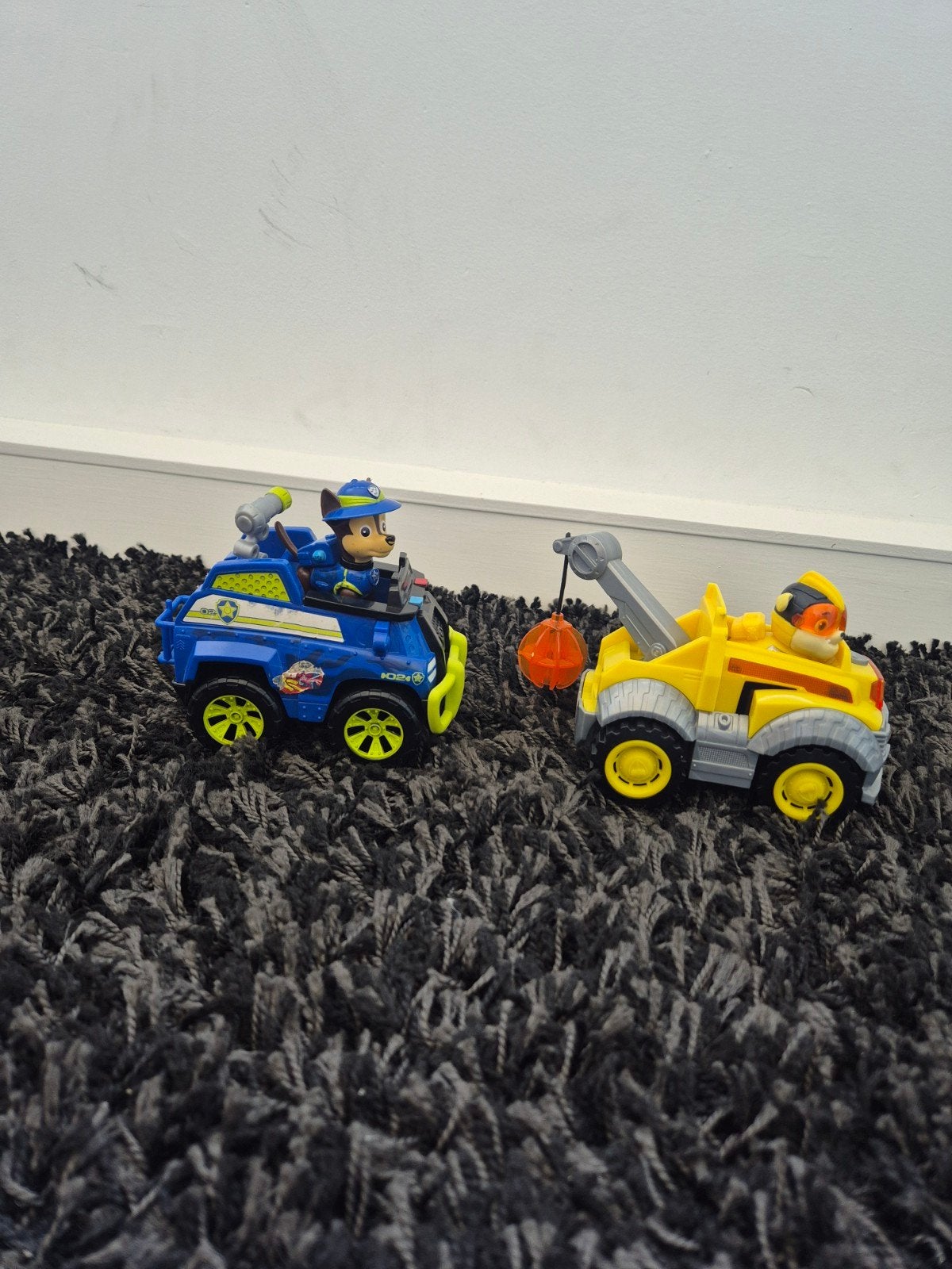 Paw Patrol voertuigen: Chase en Rubble, Kinderen en Baby's, Speelgoed | Speelgoedvoertuigen, Ophalen, Gebruikt
