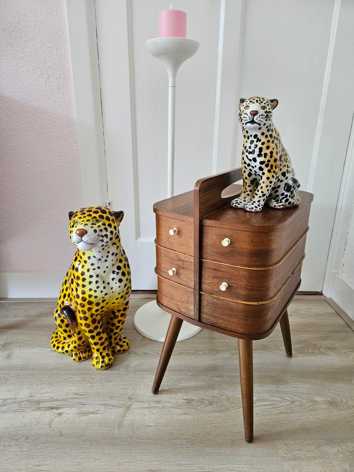Vintage Deens design 60s naaikastje, .., .., Gebruikt, Deens design mid century vintage