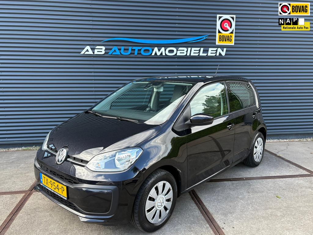 Volkswagen Up! 1.0 BMT move up! CAMERA/ PARKEERSENSOREN/ CRU, Auto's, Voorwielaandrijving, Gebruikt, Met garantie (alle), Zwart