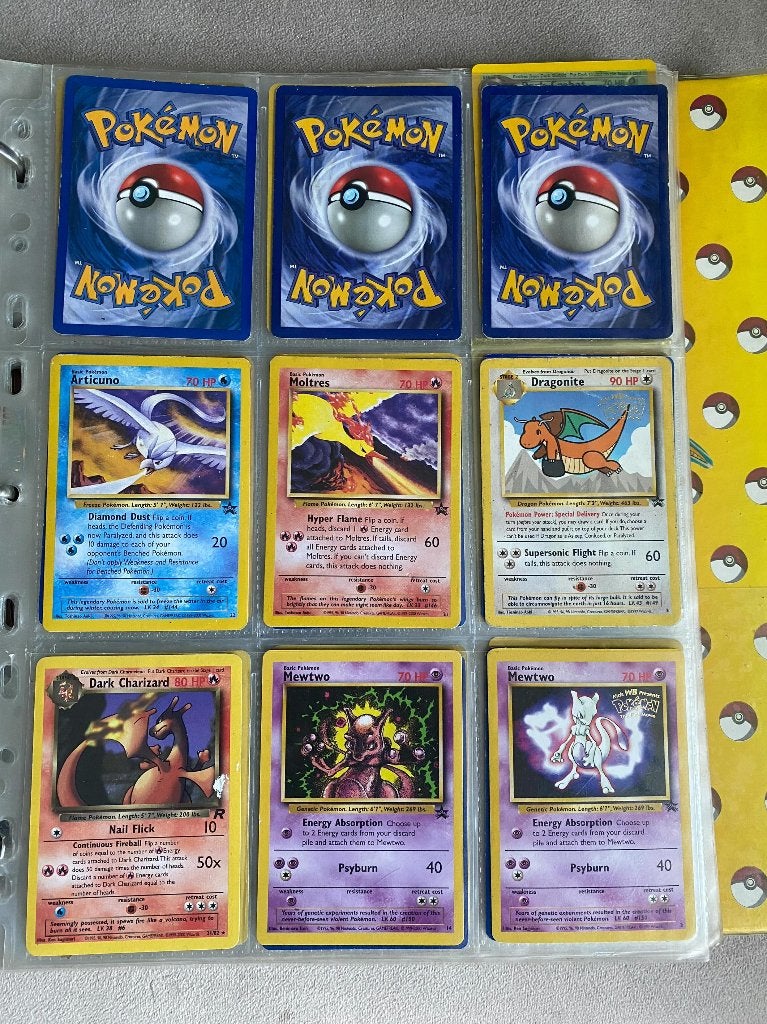 Unieke vintage Pokémon verzameling te koop!, Ophalen, Gebruikt, Meerdere kaarten