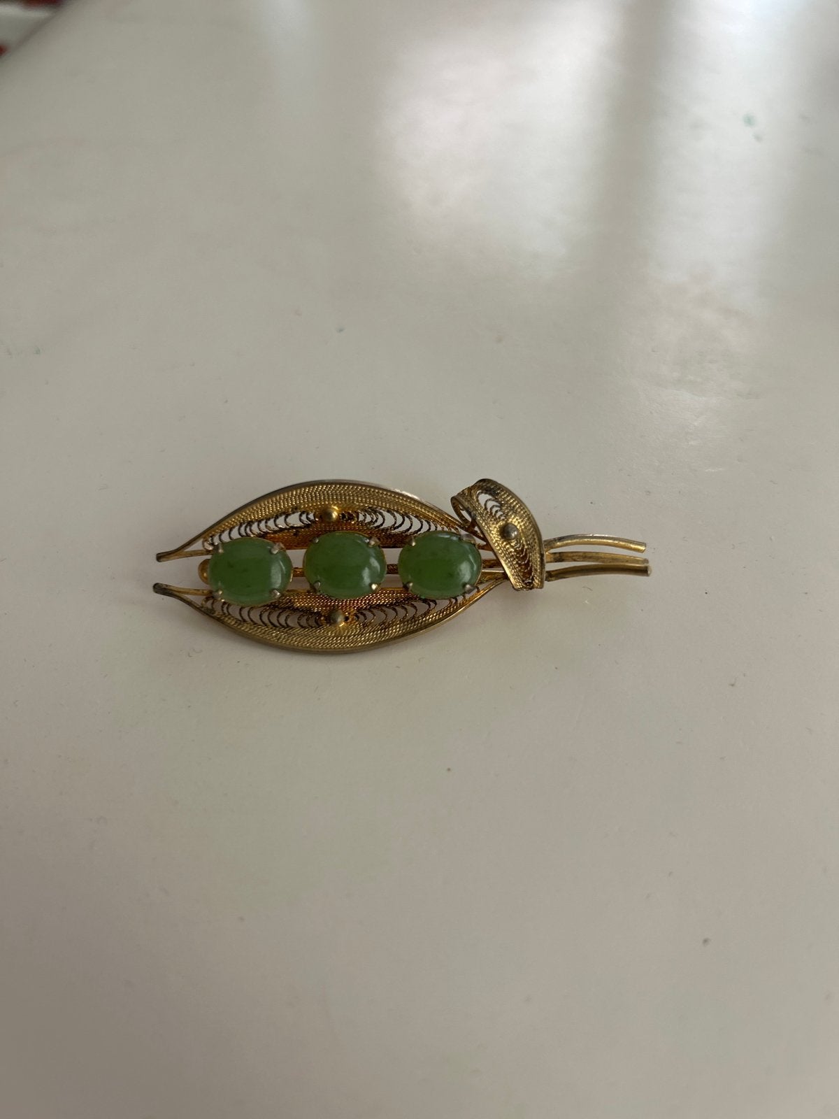Prachtige Vintage Sorrento Sterling Zilveren FiligraanBroche, Overige materialen, 4 tot 7 cm, Ophalen of Verzenden, Zo goed als nieuw