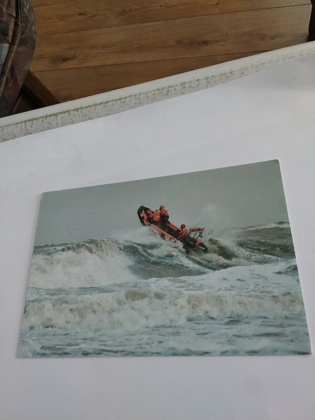 Ansichtkaart Reddingboot Tonijn Schiermonnikoog KNRM, Ophalen of Verzenden