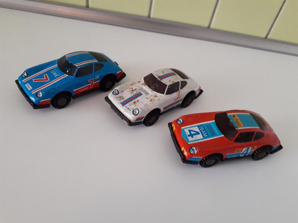 auto blikken autotjes rally, Ophalen of Verzenden