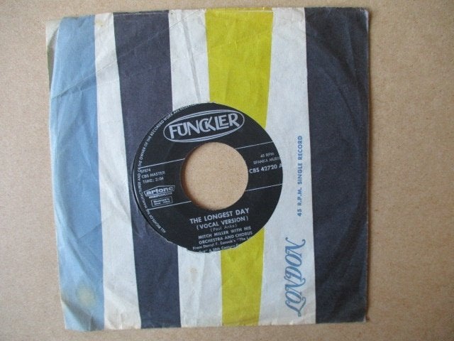 s3527 mitch miller - the longest day 2, Ophalen, Gebruikt, Overige genres, 7 inch