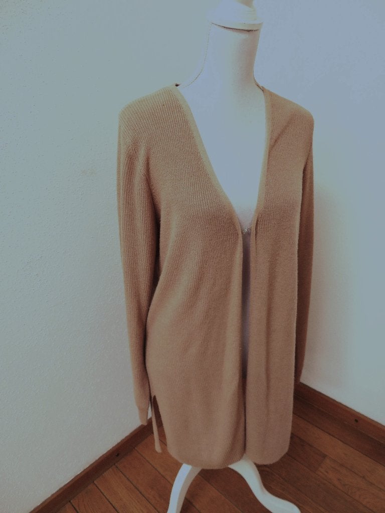 P60 BROADWAY lang vest beige maat M 38/40, Kleding | Dames, Maat 38/40 (M), Beige, Ophalen of Verzenden, Zo goed als nieuw