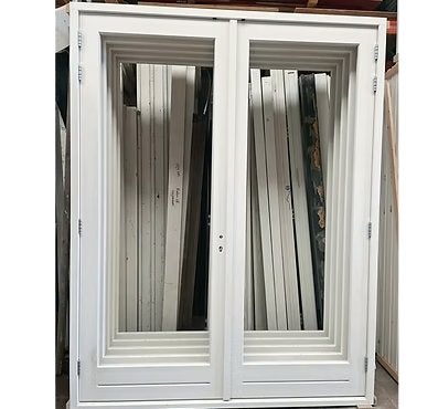 Kozijn met dubbele deuren, Doe-het-zelf en Verbouw, Kozijnen en Schuifpuien, Nieuw, Deurkozijn, Hout, 225 cm of meer, 150 tot 225 cm