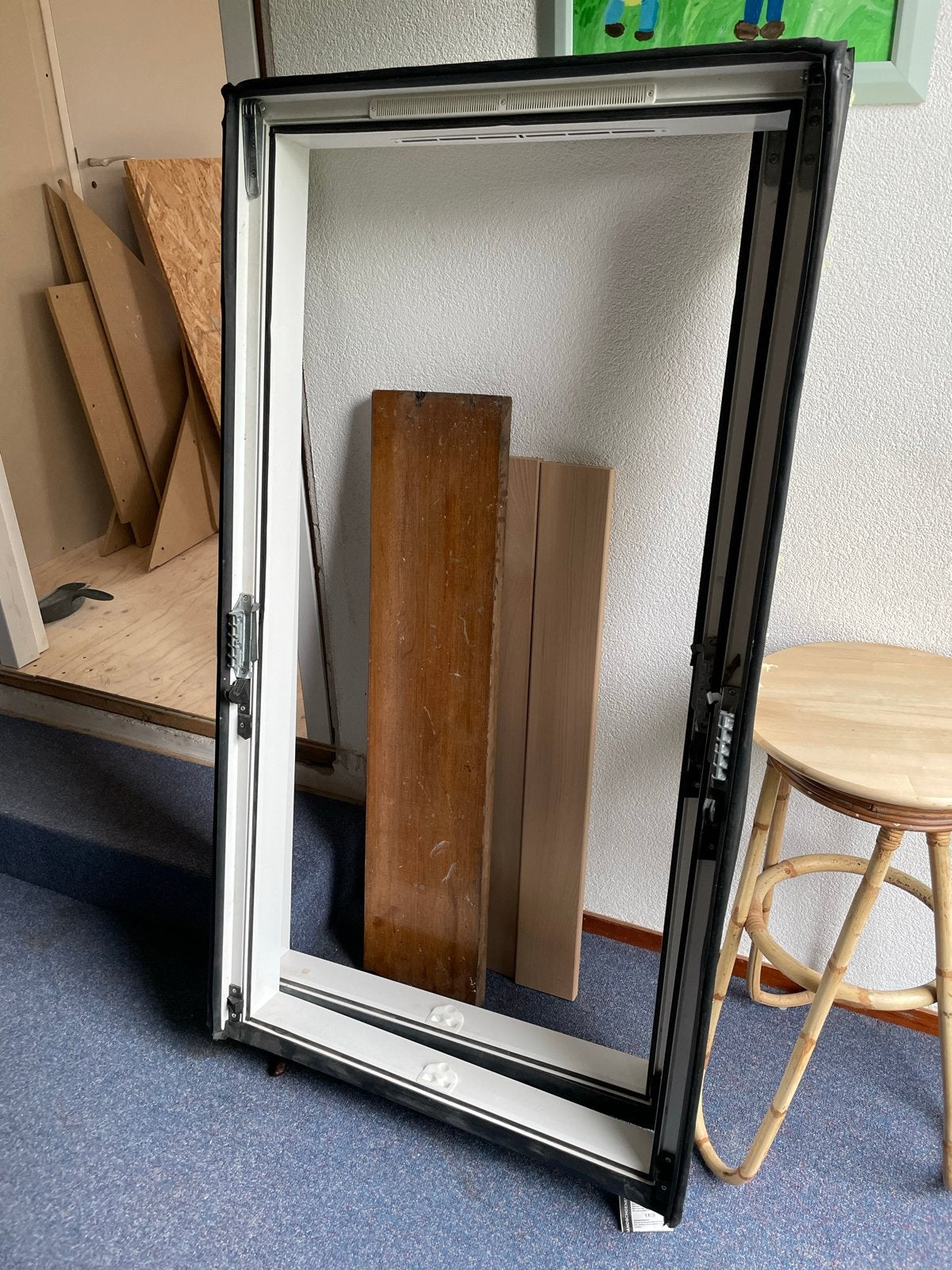 2x Roto R45 Volledig Kunststof Dakramen 74x140 cm, Ophalen, Gebruikt, Minder dan 80 cm, 120 tot 160 cm