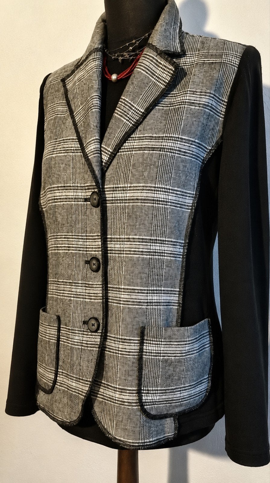 FRANK WALDER Stretch Wol Jasje/Vest L Nieuw WP180, Maat 42/44 (L), Nieuw, Ophalen of Verzenden, Jasje