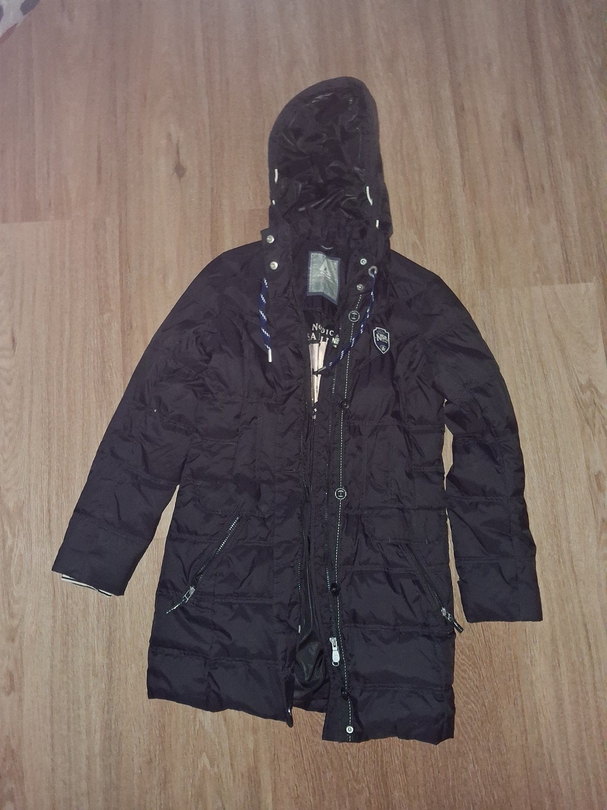 Gaastra winterjas zwart maat M met afneembare capuchon, Maat 38/40 (M), Gaastra, Zwart, Ophalen of Verzenden