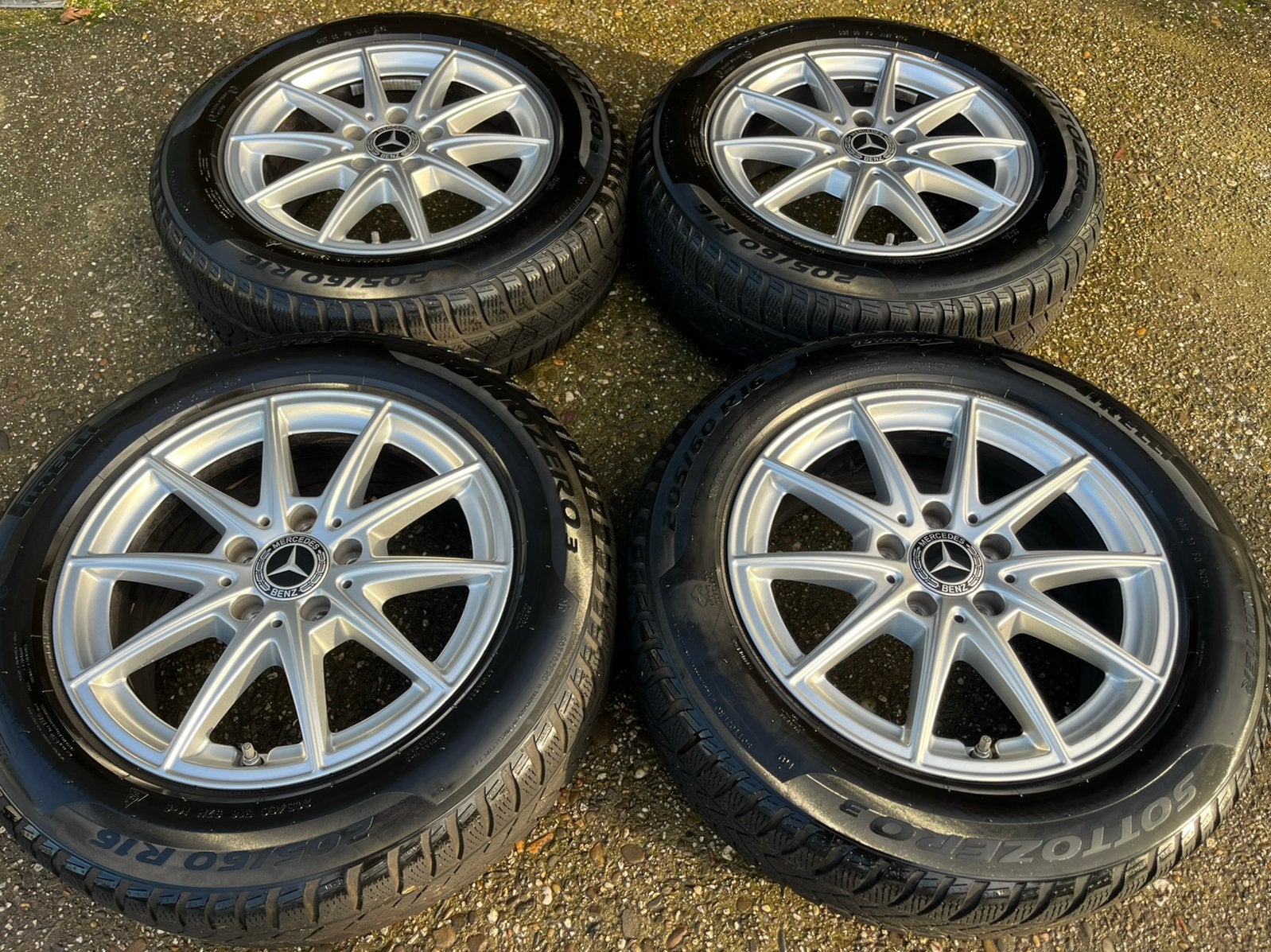 16” orig Mercedes A-klasse W177 winter velgen, Auto-onderdelen, Banden en Velgen, Banden en Velgen, Winterbanden, 16 inch, 205 mm
