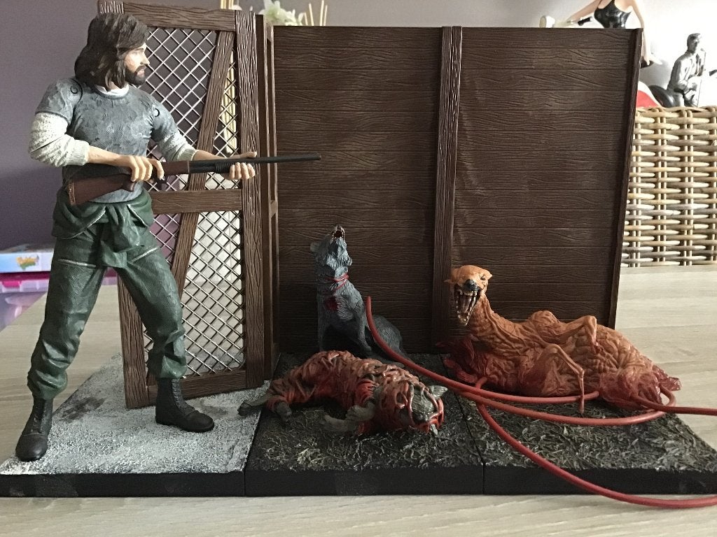 The thing kennel mcready hond creature diorama uit productie, Verzamelen, Ophalen