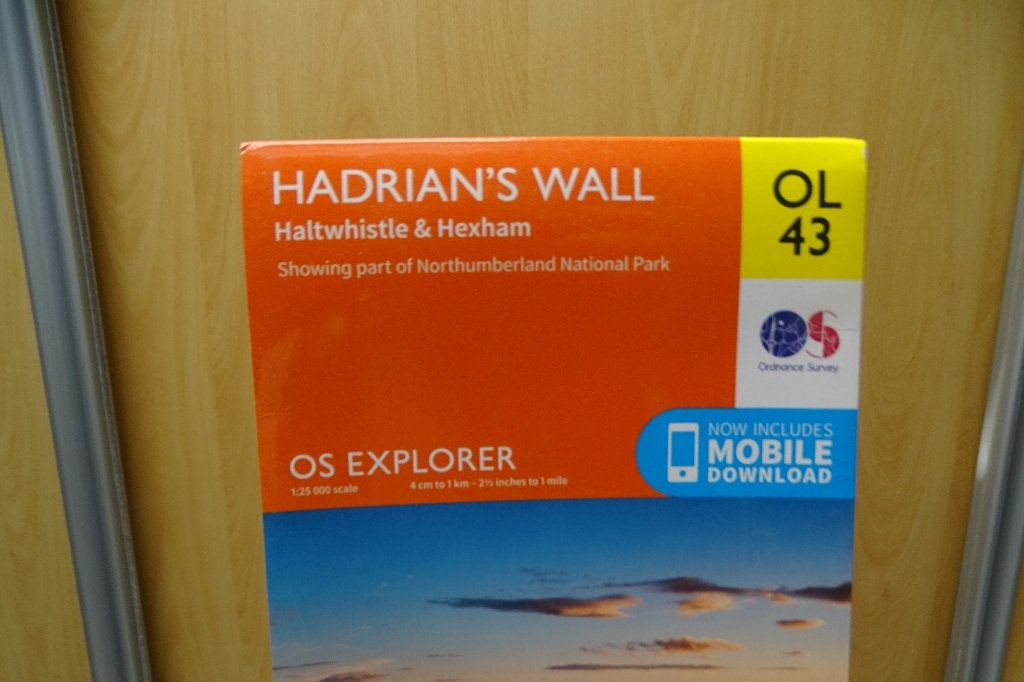 wandelkaarten  Hadrian's Wall, Ophalen of Verzenden, Zo goed als nieuw, 1800 tot 2000, Landkaart