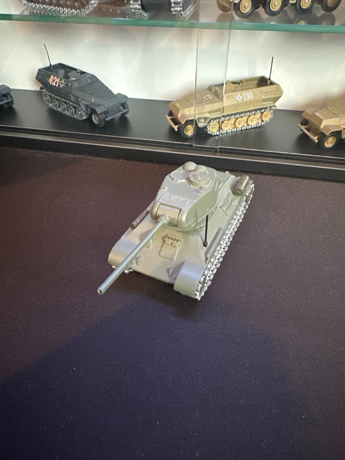 Solido T34/85 URSS Schaal 1/50 Gietijzer Model, Ophalen of Verzenden, Zo goed als nieuw, Overige typen, Overige merken