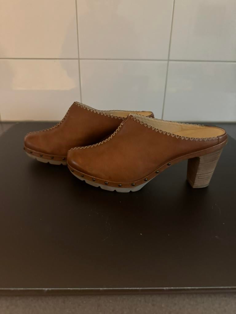 Klompjes muiltjes Paul Green 6/39, Overige kleuren, Zo goed als nieuw, Sandalen of Muiltjes, Ophalen of Verzenden