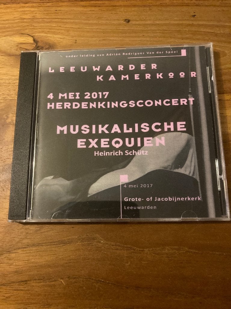 Leeuwarder Kamerkoor - Musikalische exequien (4 mei 2017 her, Verzenden, Classicisme, Zo goed als nieuw, Kamermuziek