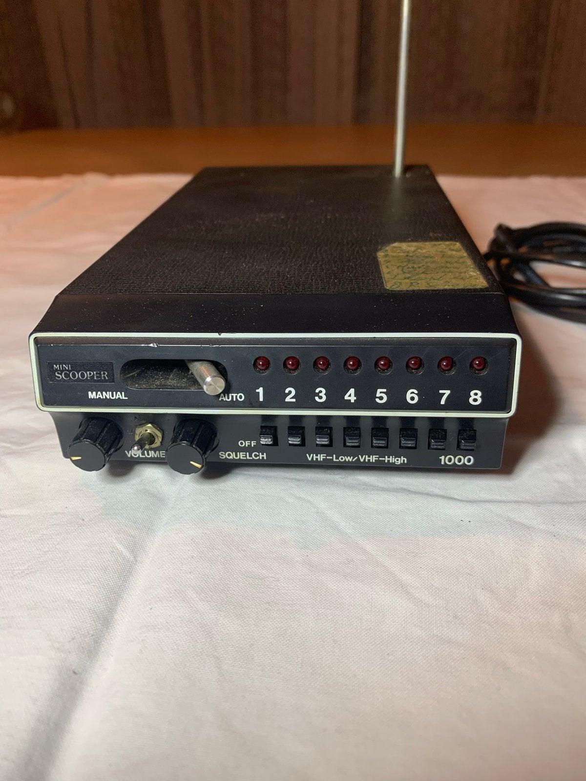 Mini Scooper 1000 VHF 2 Band Scanning Monitor, Ophalen of Verzenden, Gebruikt, Overige typen