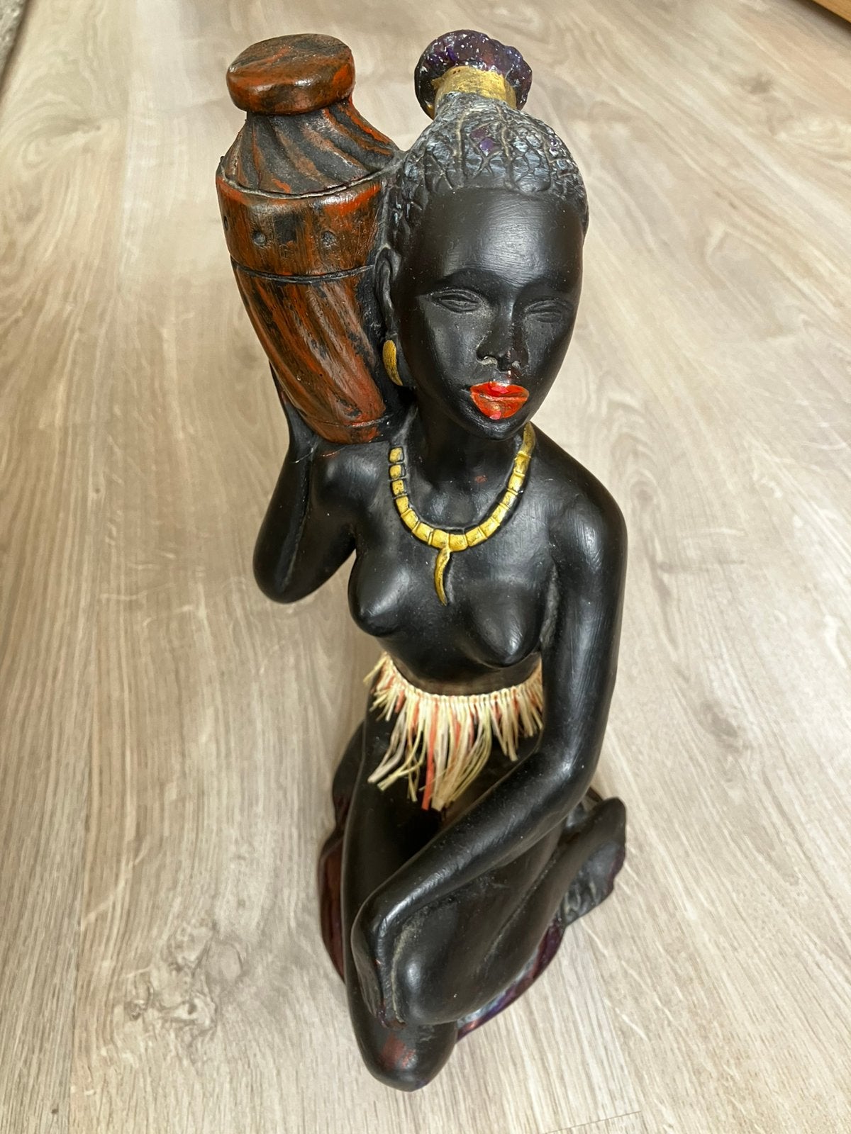 Afrikaanse vrouw., Ophalen of Verzenden, Zo goed als nieuw