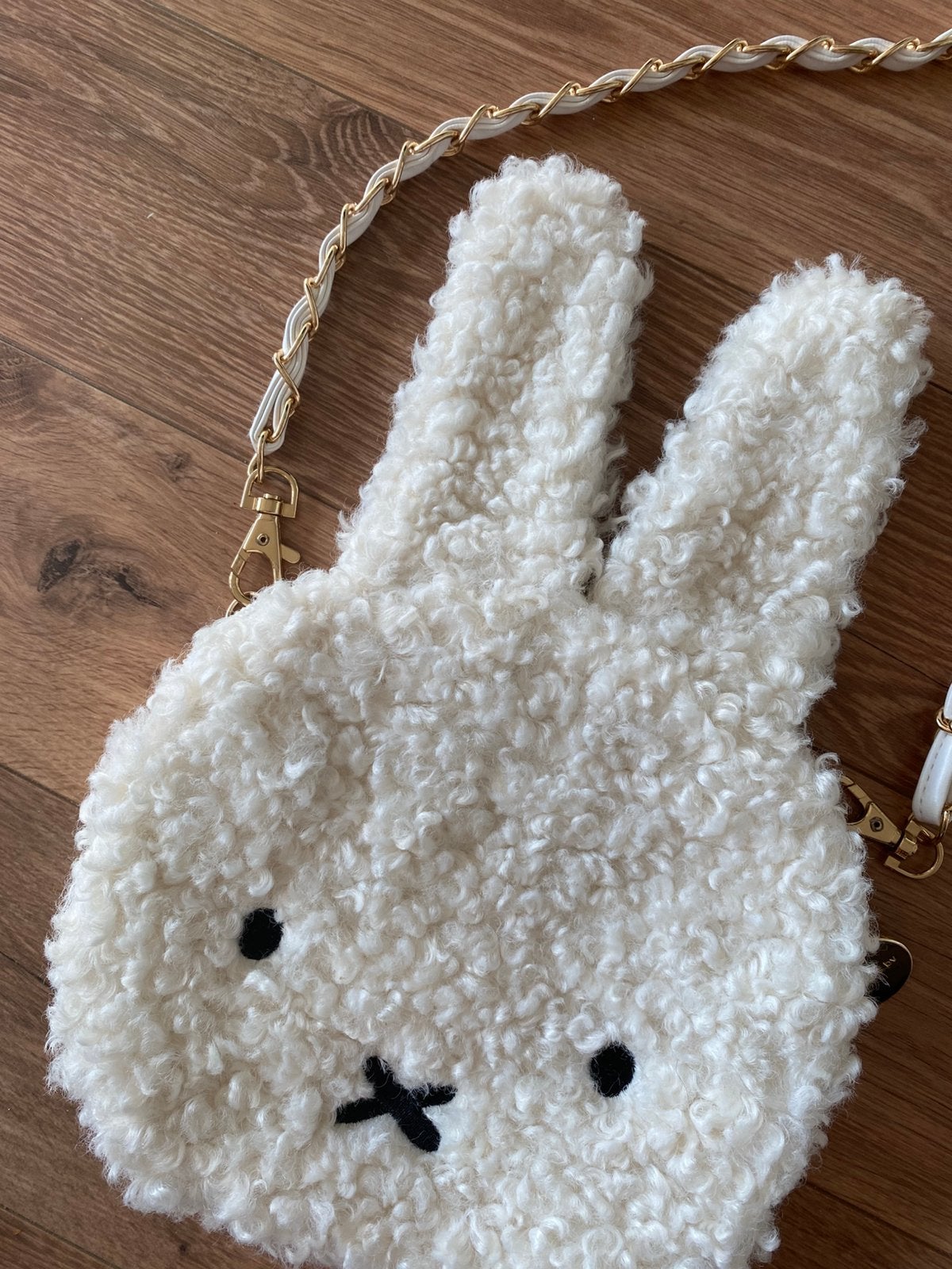 Schoudertas van Miffy Nijntje in teddy stof, Ophalen of Verzenden, Nieuw, Overige kleuren, Overige merken