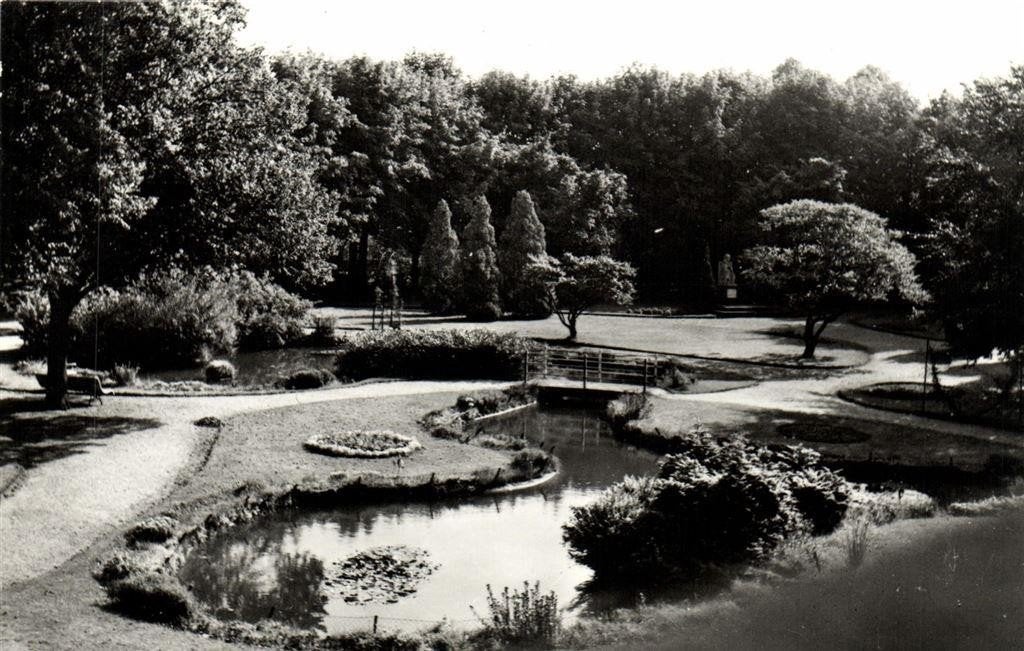 Centrum Seppe, Bosschenhoofd [N.B.] - Tuin - 1971 gelopen, Verzamelen, Ophalen of Verzenden, 1960 tot 1980, Gelopen, Noord-Brabant