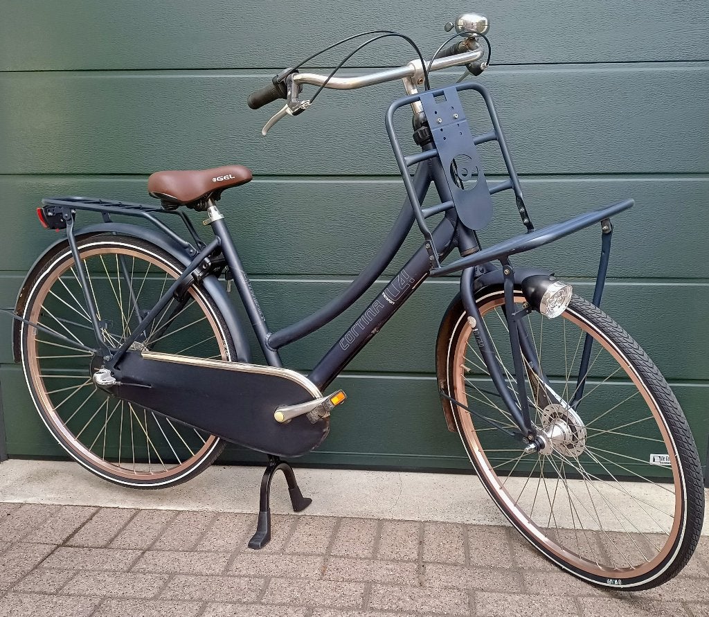 Cortina U4 transport damesfiets, Fietsen en Brommers, Versnellingen, Zo goed als nieuw, 50 tot 53 cm, Trommelrem