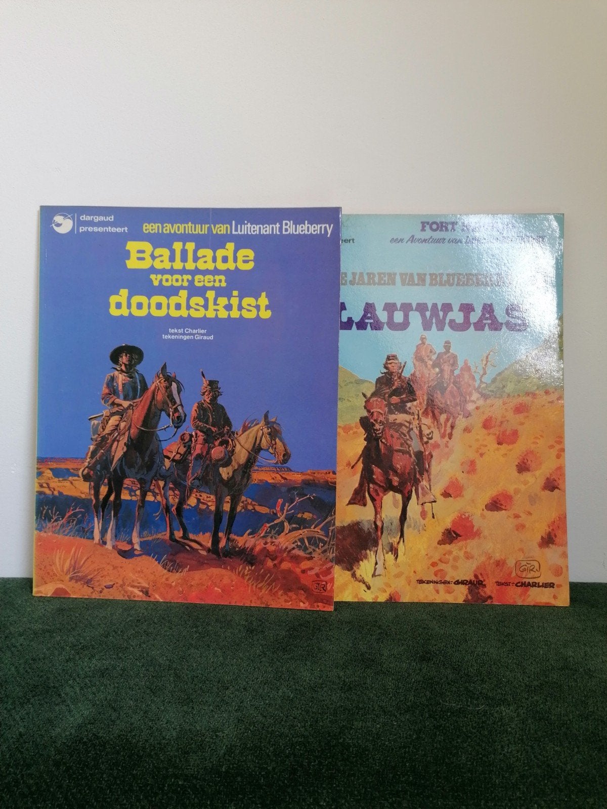 Twee Avonturen van Luitenant Blueberry, Gelezen, Charlier & Giraud, Ophalen of Verzenden, Meerdere stripboeken