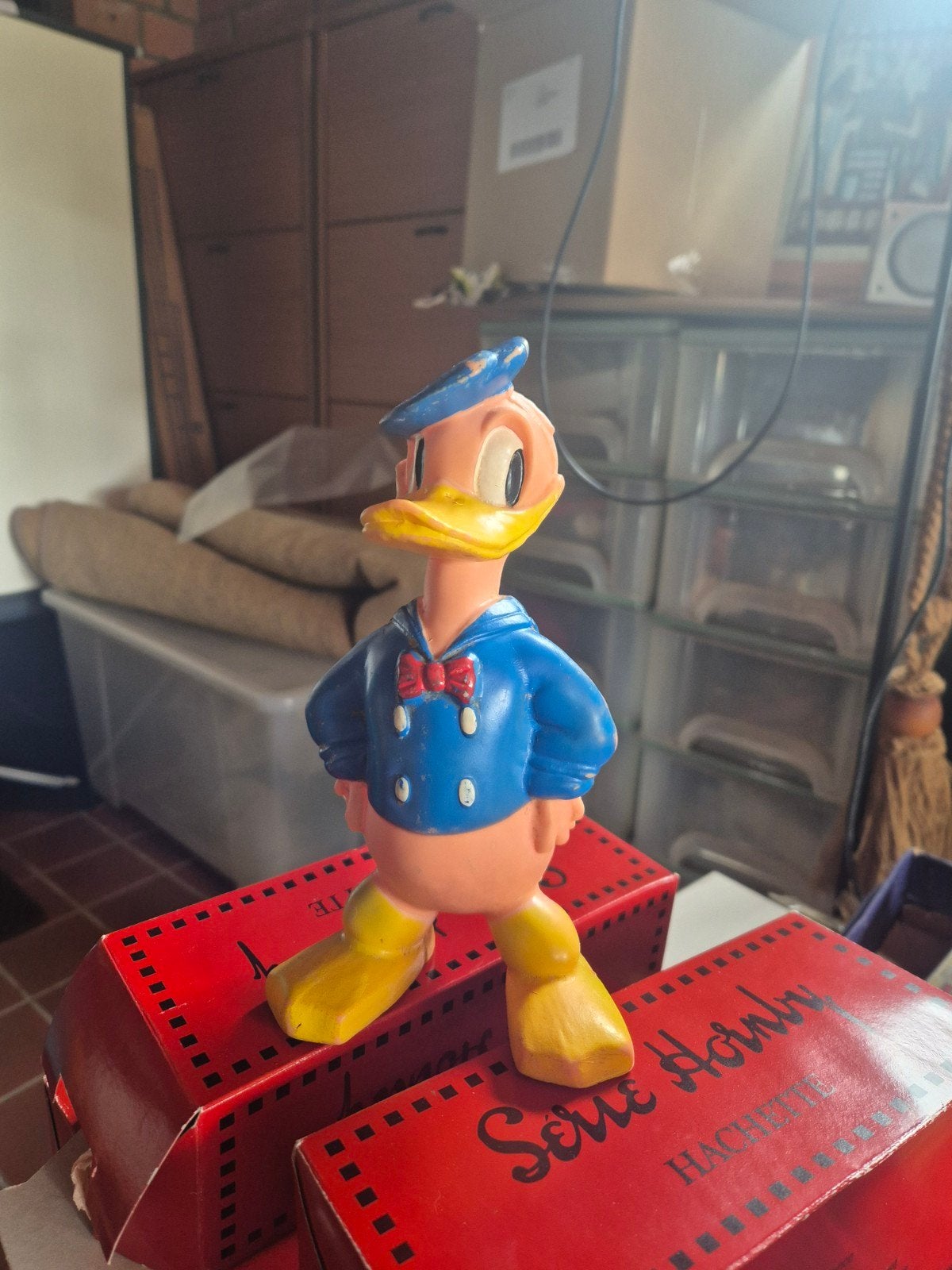 Vintage Donald Duck Figuur - Walt Disney Productions 1969, Ophalen of Verzenden, Gebruikt