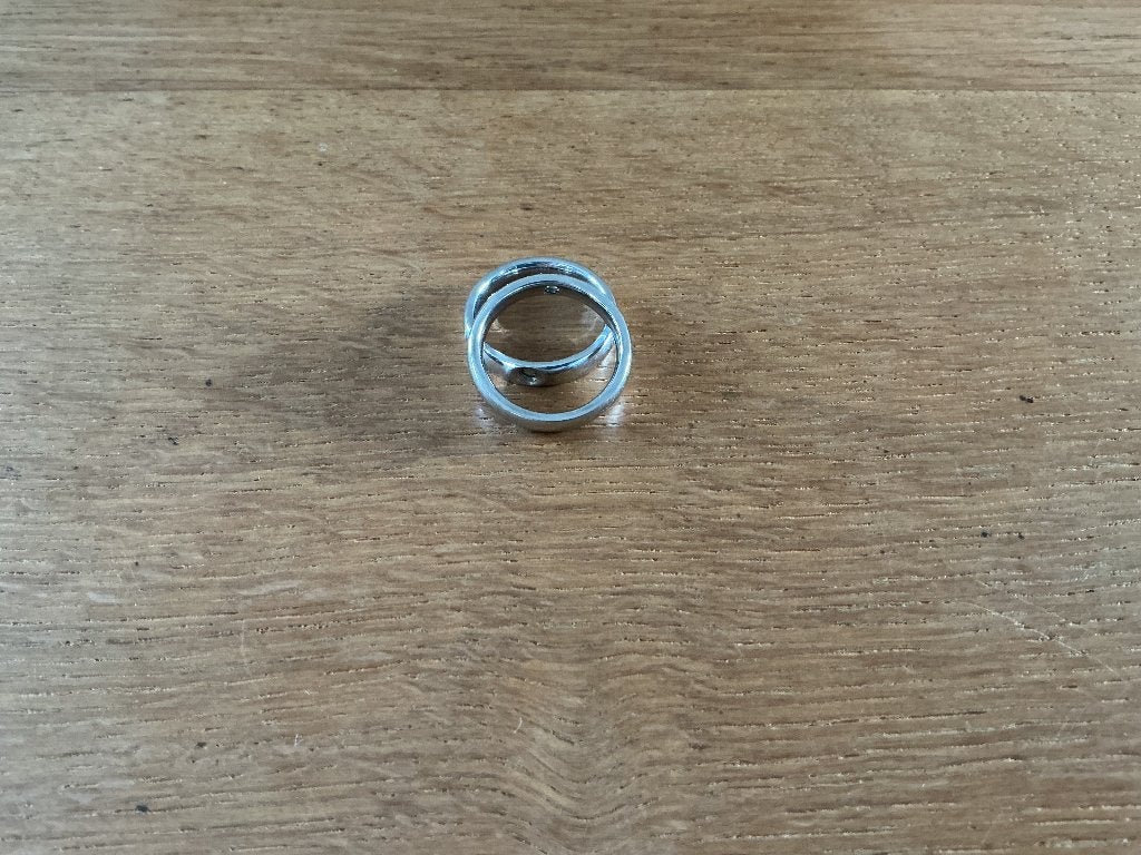 Ringen, Sieraden, Tassen en Uiterlijk, Gebruikt, Ophalen of Verzenden, 17 tot 18, Dame