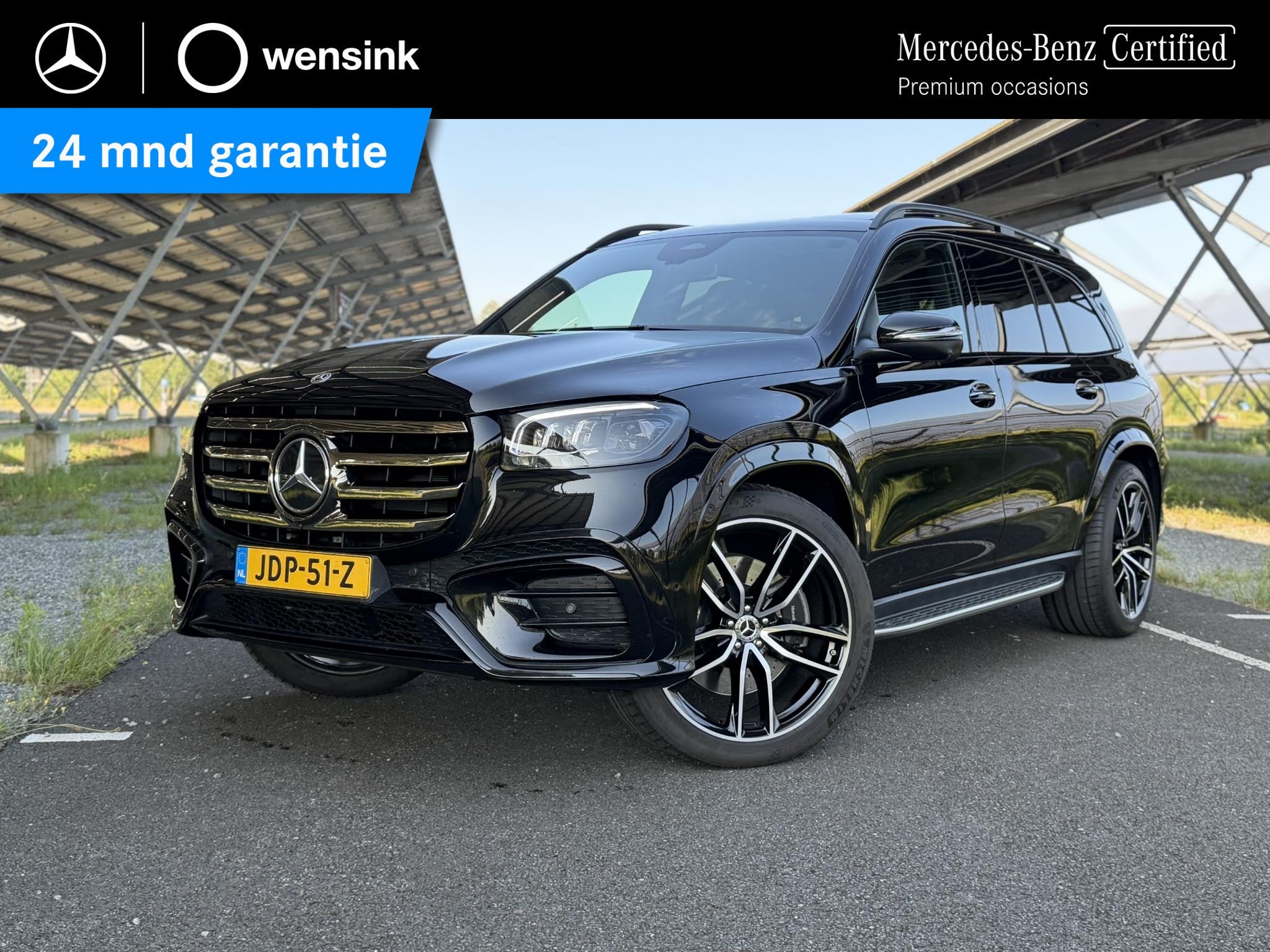 Mercedes-Benz GLS 450 4MATIC AMG Line | Night | Premium plus, Auto's, Gebruikt, 7 stoelen, Zwart, Bedrijf